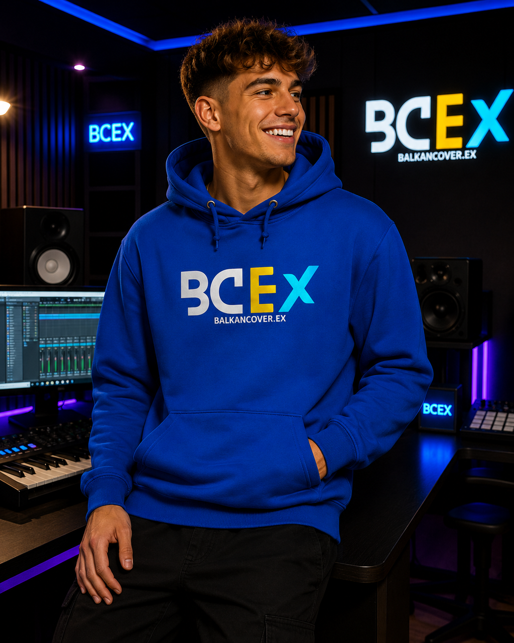 Herren Hoodie BCEX | Frontprint
