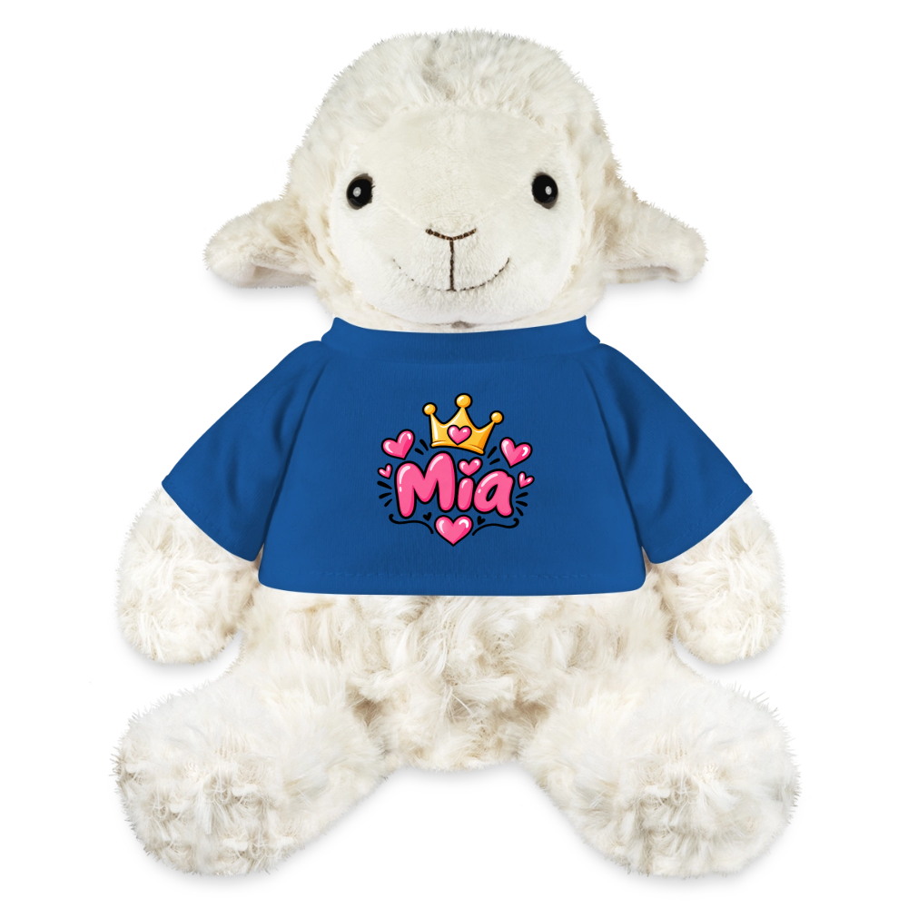 MiniFeet® Schaf Annika MIA – Personalisierbar mit Namen & Design - Königsblau