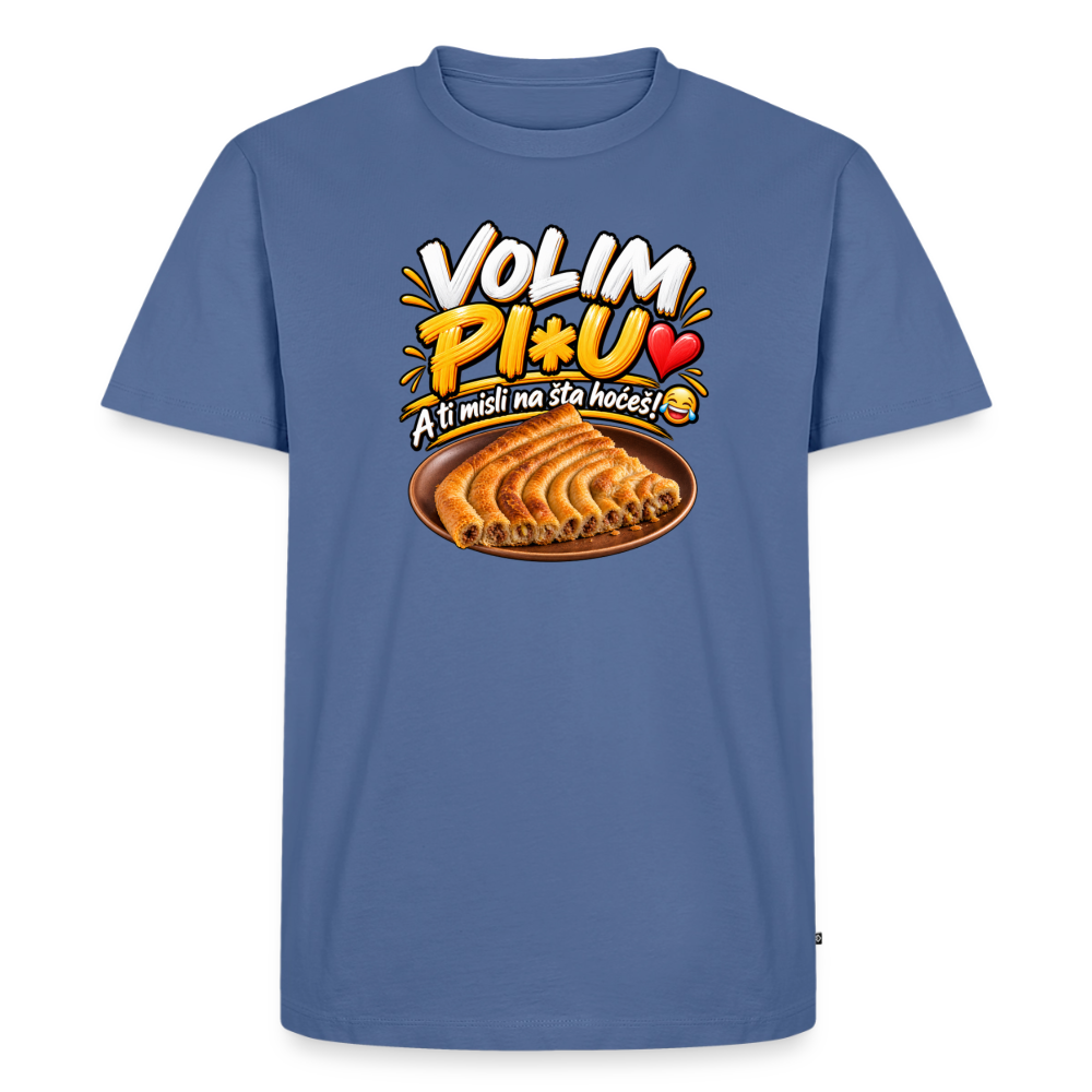 Männer Premium T-Shirt - Taubenblau