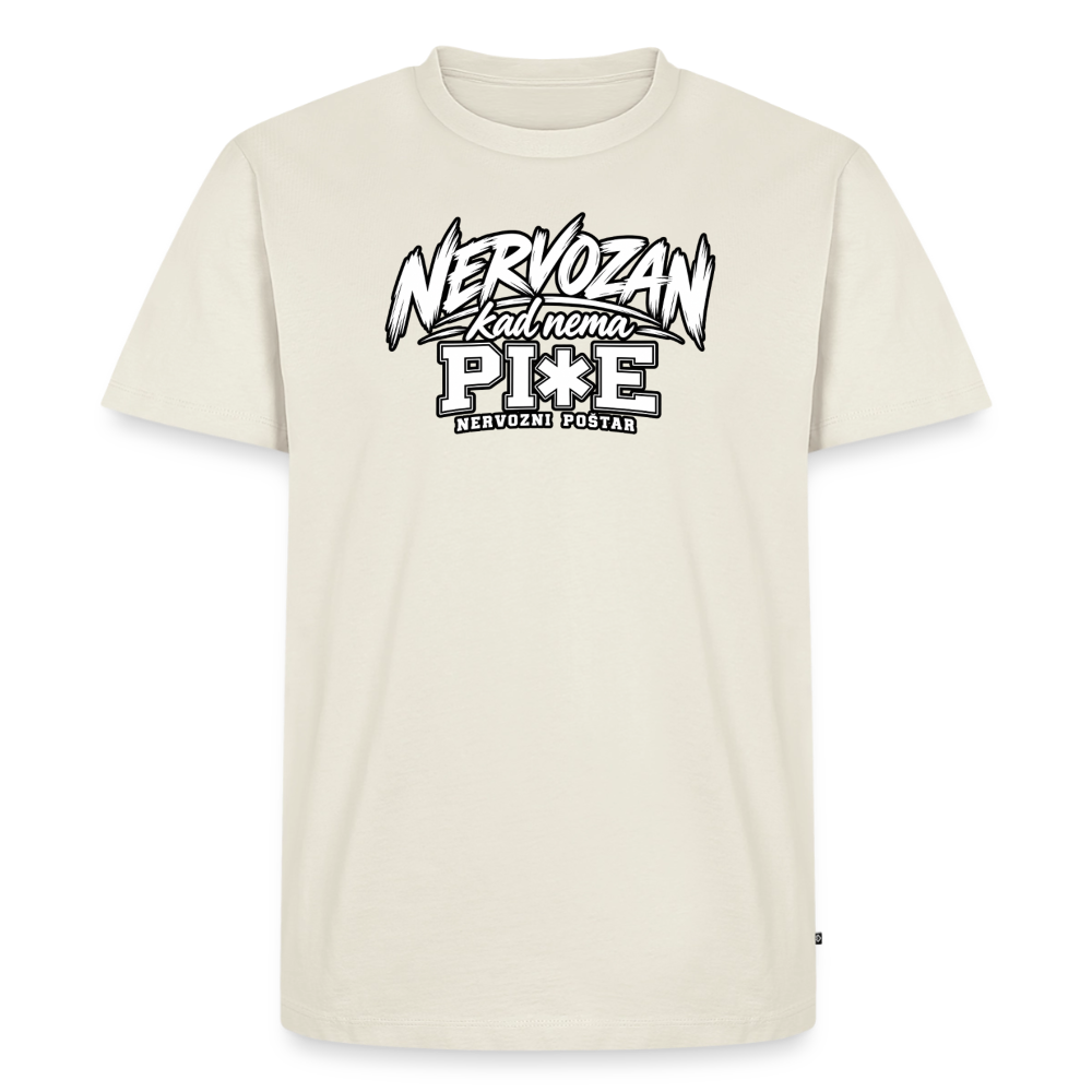 Männer Premium T-Shirt - Naturweiß