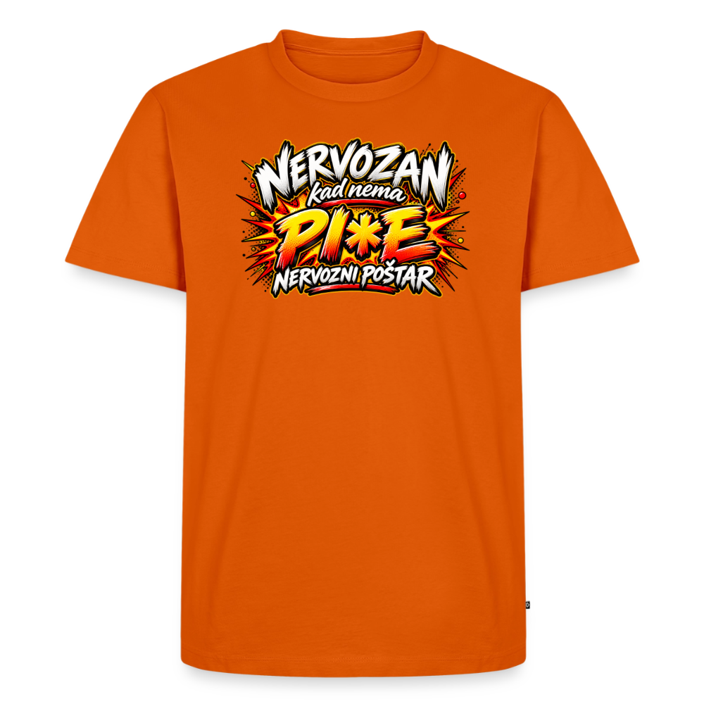 Männer Premium T-Shirt - Orange 