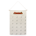 Leinen Adventskalender - Naturweiß