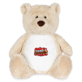 VOLIM TE VIŠE NEGO ĆEVAPE ❤️🧸 – Großer Kuschelteddy 32 cm - Weiß/Mittelbraun