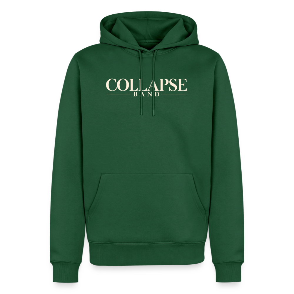 Männer Premium Hoodie - Collapse band clasic - Flaschengrün