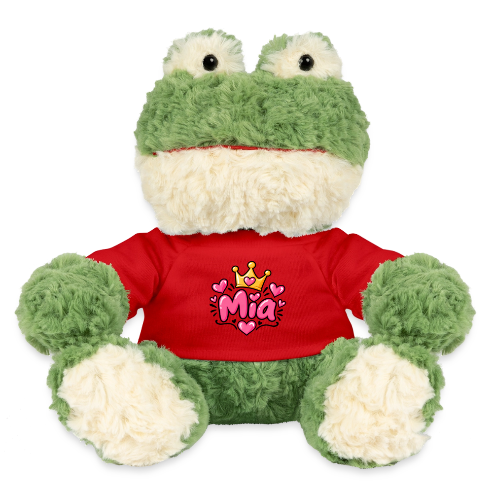 MiniFeet® Frosch Torge MIA – Personalisierbar mit Namen & Design - Rot