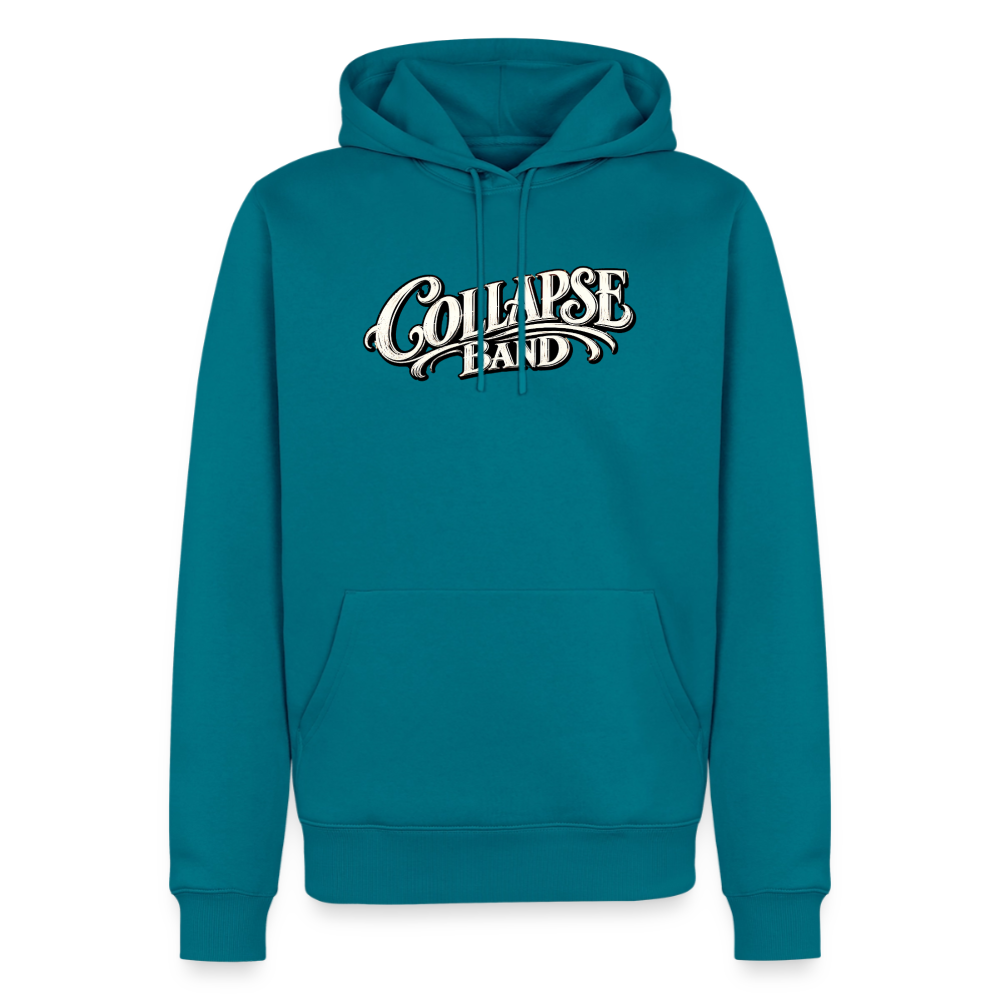 Männer Premium Hoodie - Collapse band street style - Petrol