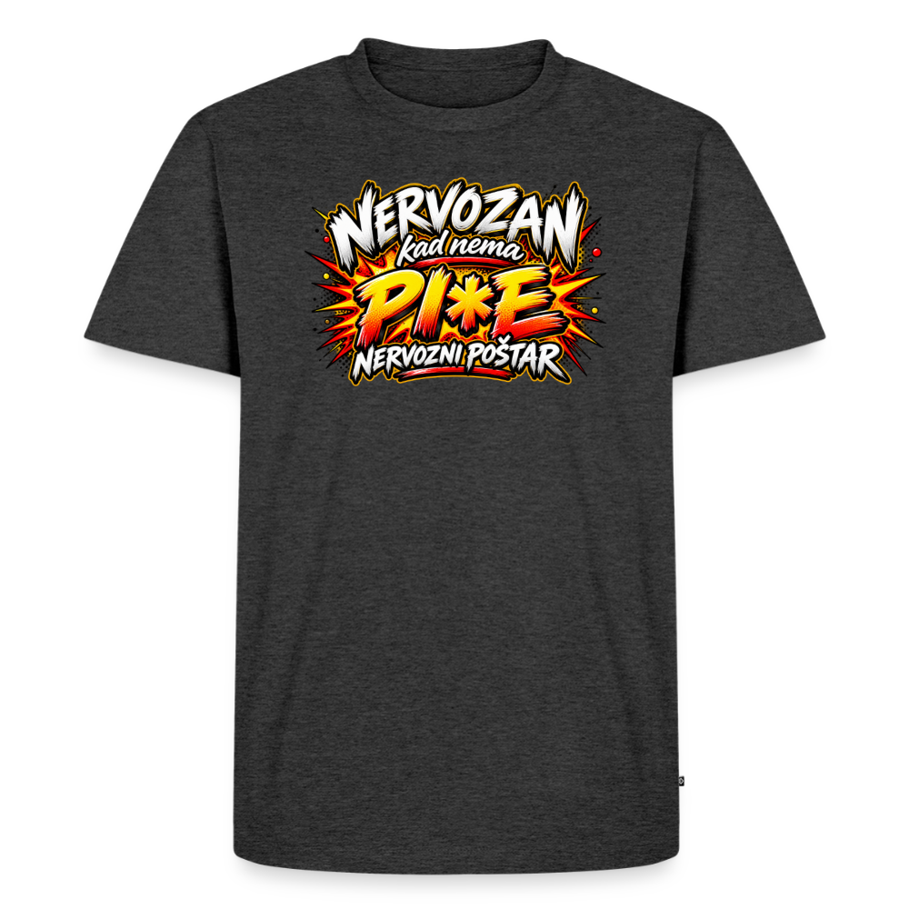 Männer Premium T-Shirt - Anthrazit meliert
