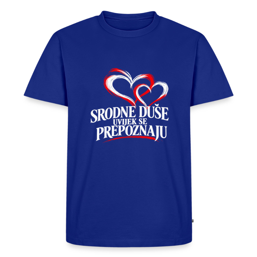 Männer Premium T-Shirt - Srodne duse uvijek se prepoznaju - Royalblau