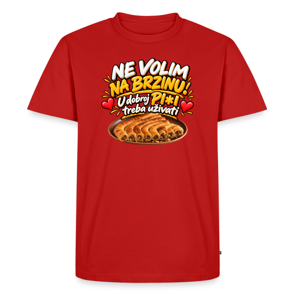 Männer Premium T-Shirt - Rot