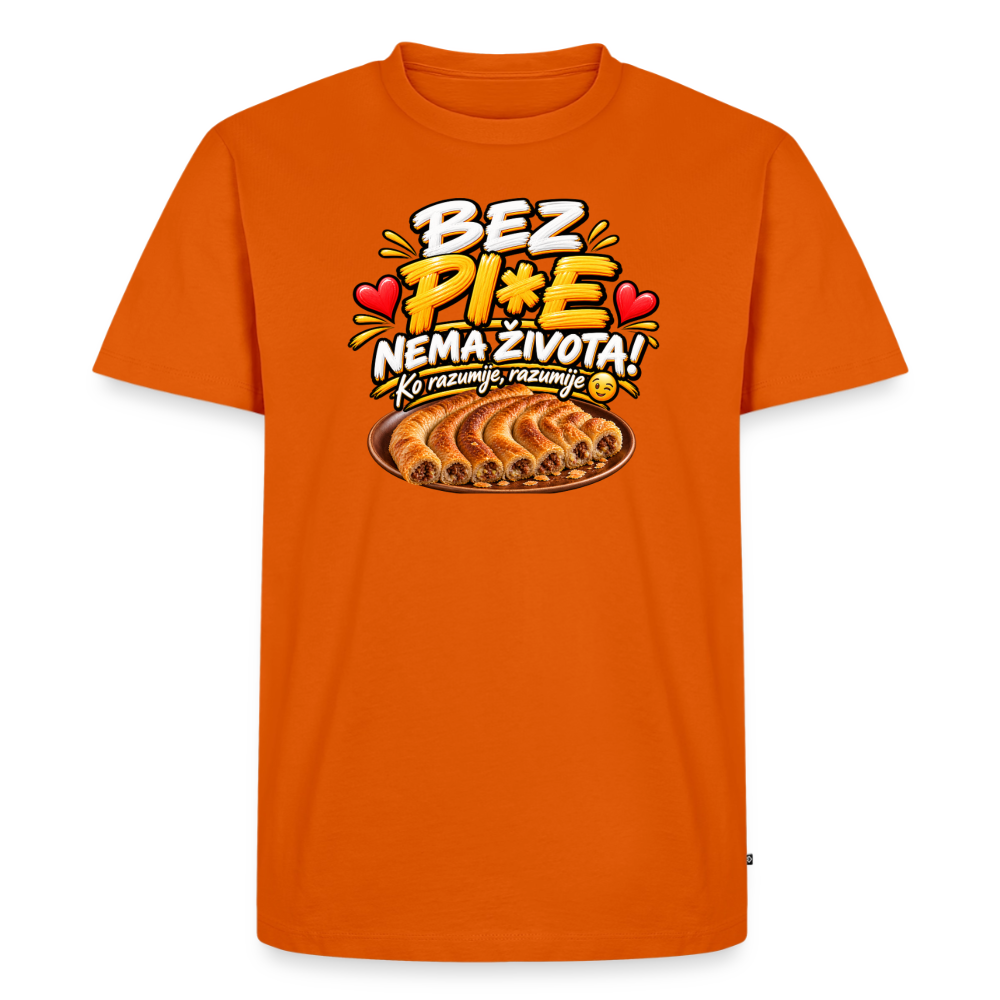 Männer Premium T-Shirt - Orange 