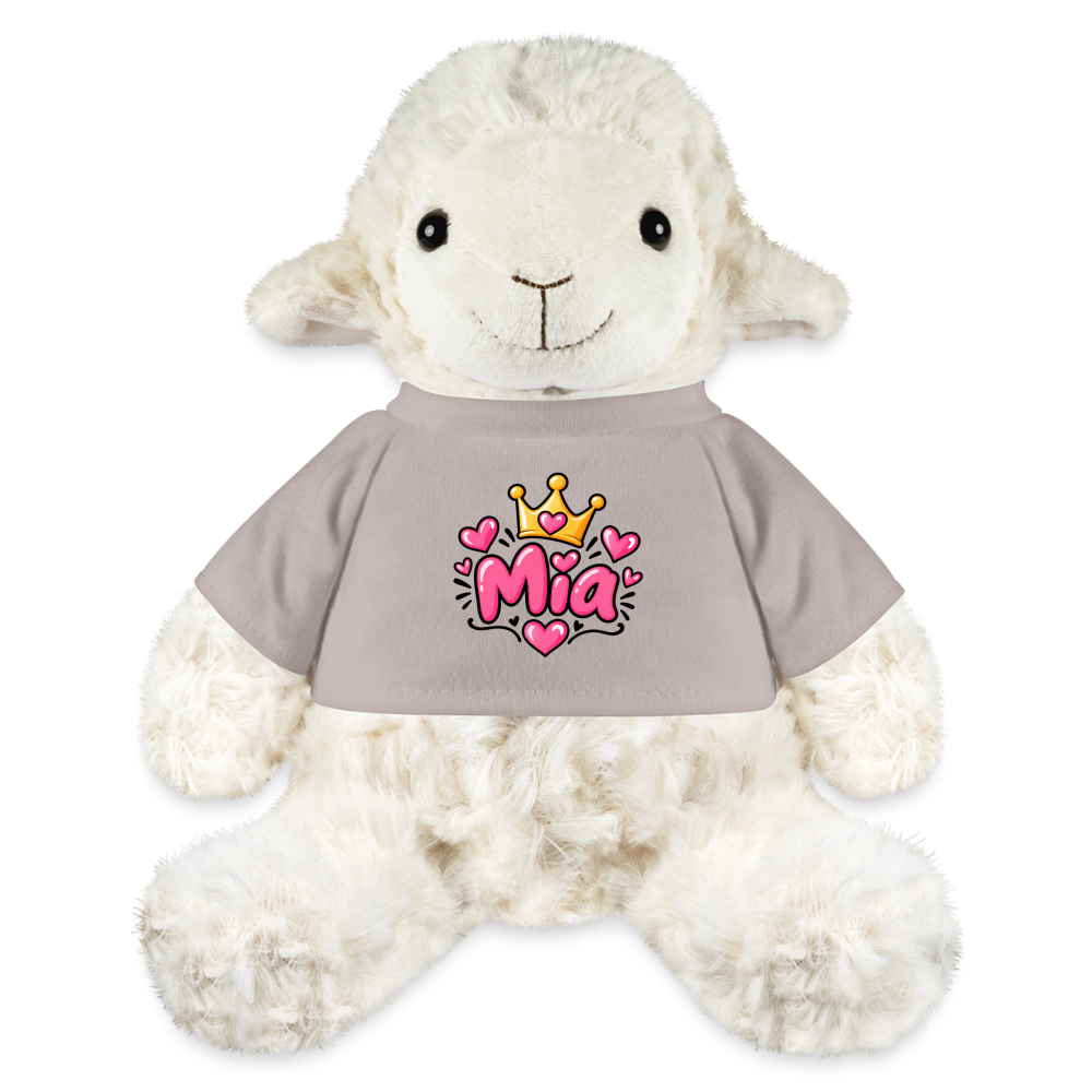 MiniFeet® Schaf Annika MIA – Personalisierbar mit Namen & Design - Taupe