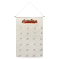 Leinen Adventskalender - Naturweiß