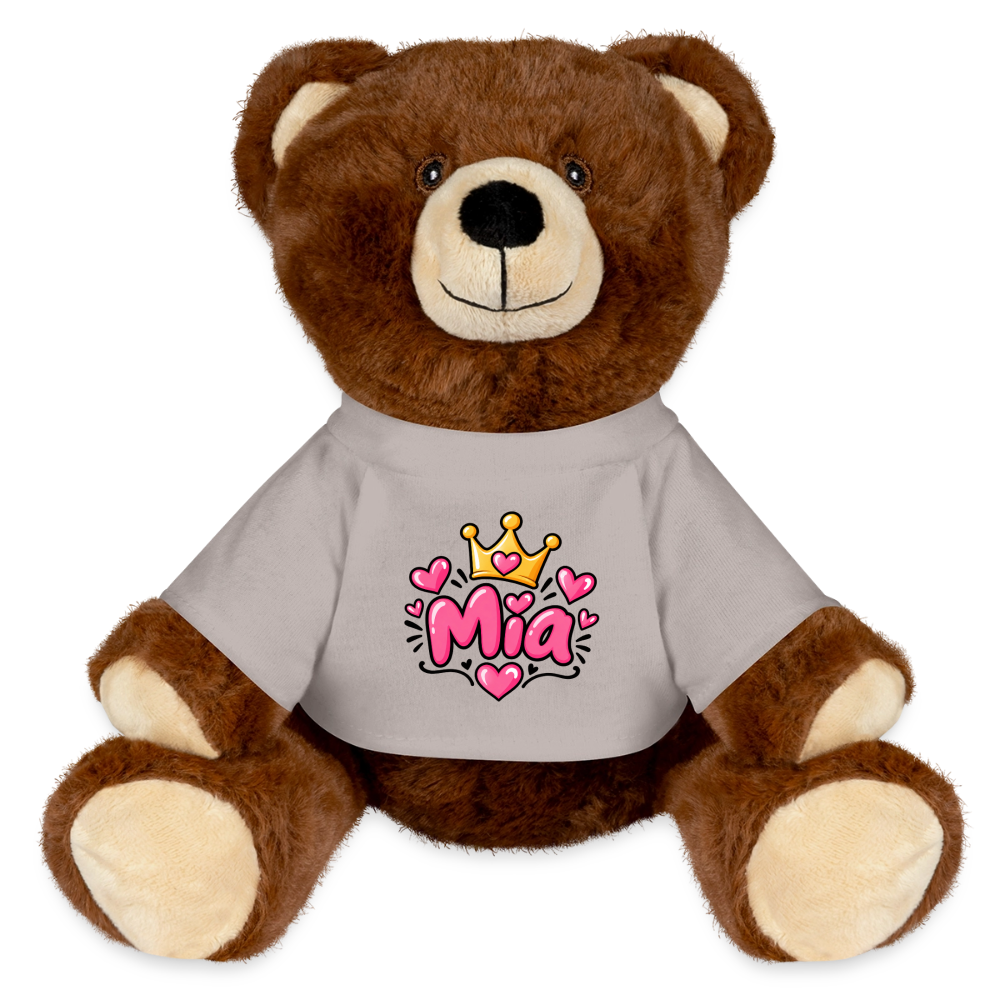 MiniFeet® RecycelBär® Braun MIA – Personalisierbar mit Namen & Design - Taupe