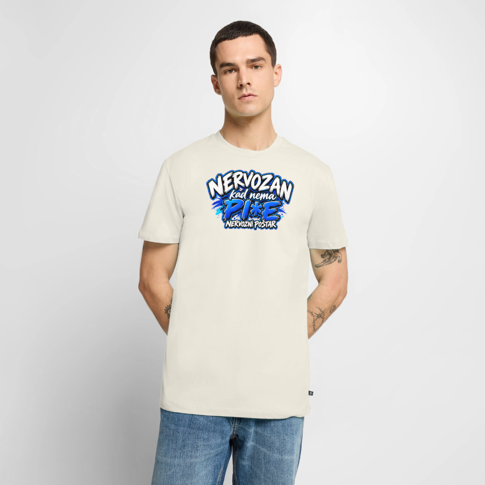 Männer Premium T-Shirt - Naturweiß