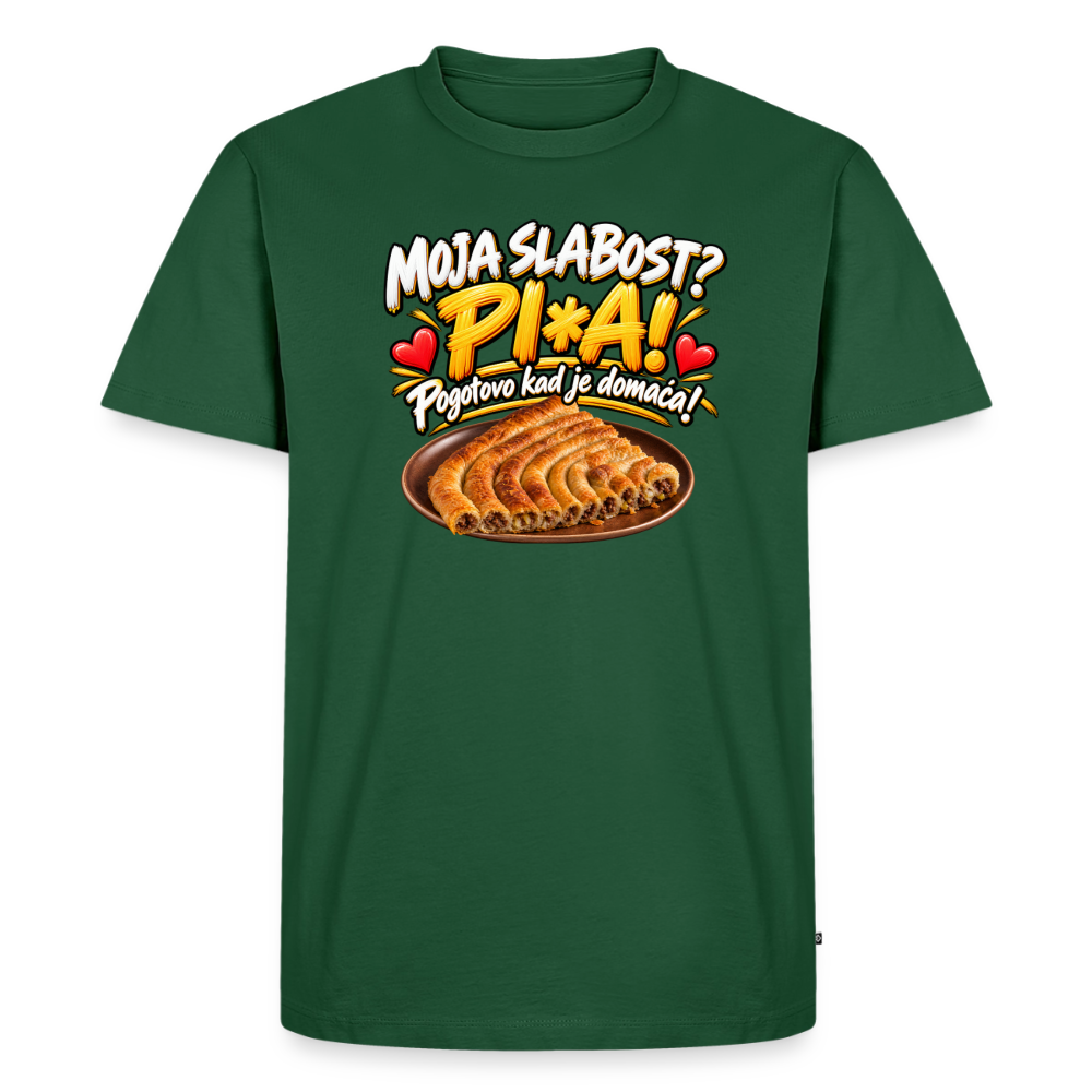 Männer Premium T-Shirt - Flaschengrün