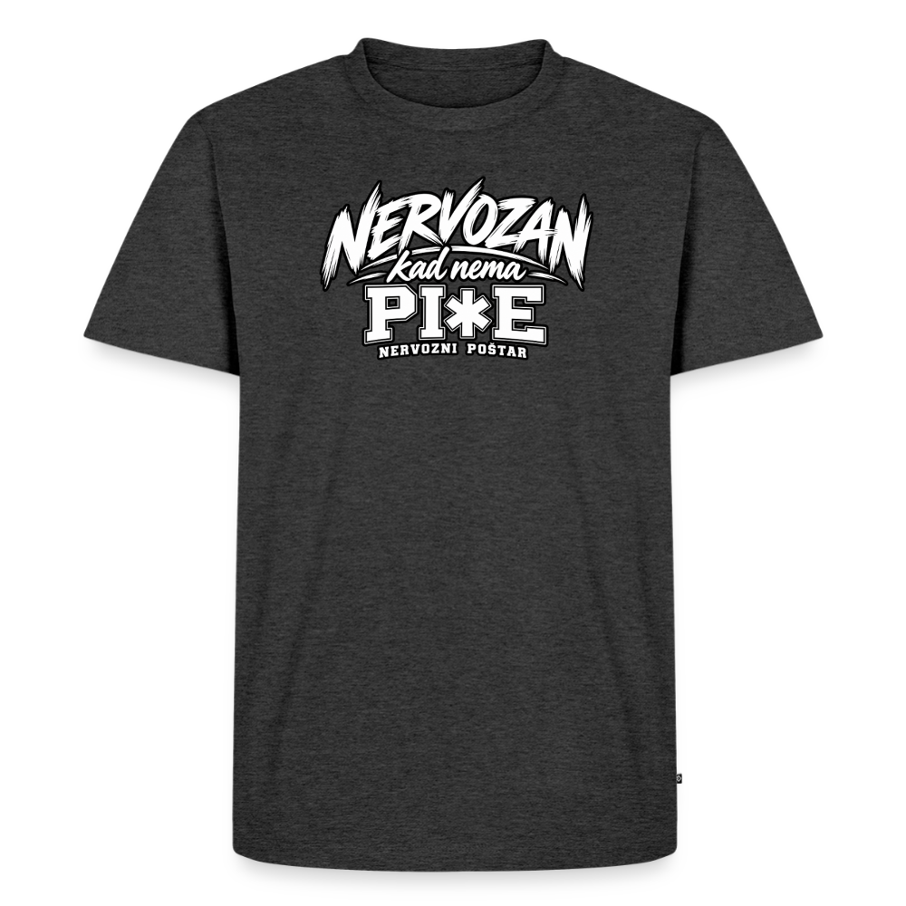 Männer Premium T-Shirt - Anthrazit meliert
