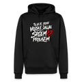 Männer Premium Hoodie - tu gdje drugi vojske salju srcem prolazim - Schwarz