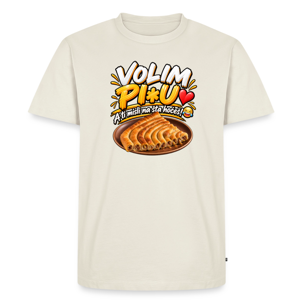 Männer Premium T-Shirt - Naturweiß