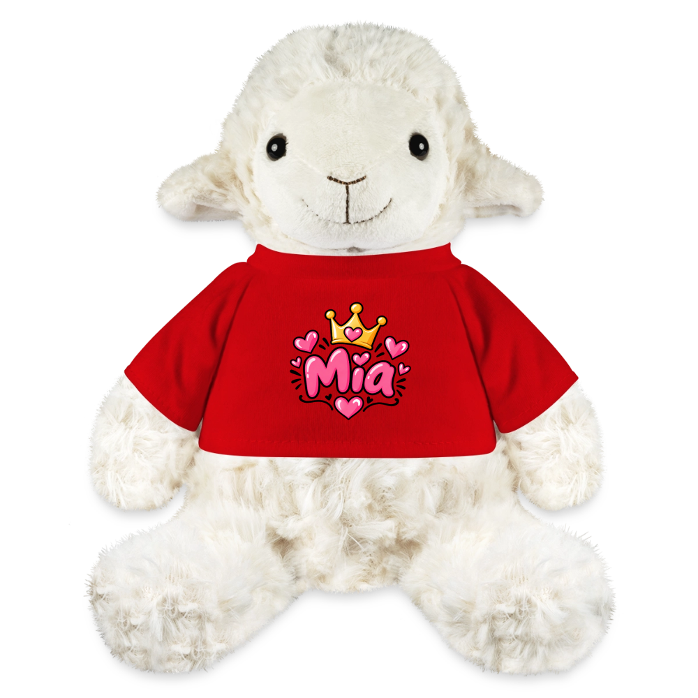 MiniFeet® Schaf Annika MIA – Personalisierbar mit Namen & Design - Rot