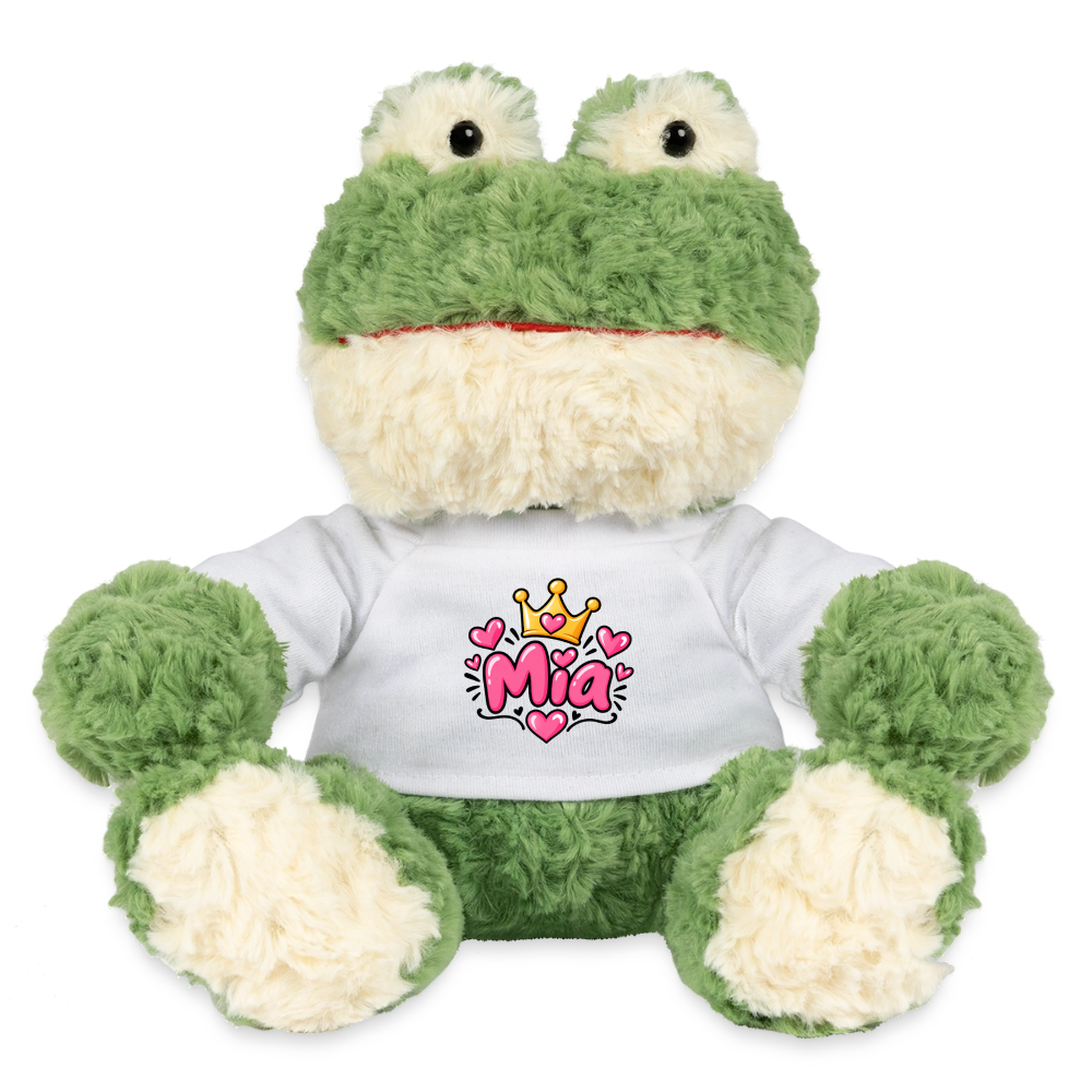 MiniFeet® Frosch Torge MIA – Personalisierbar mit Namen & Design - Weiß