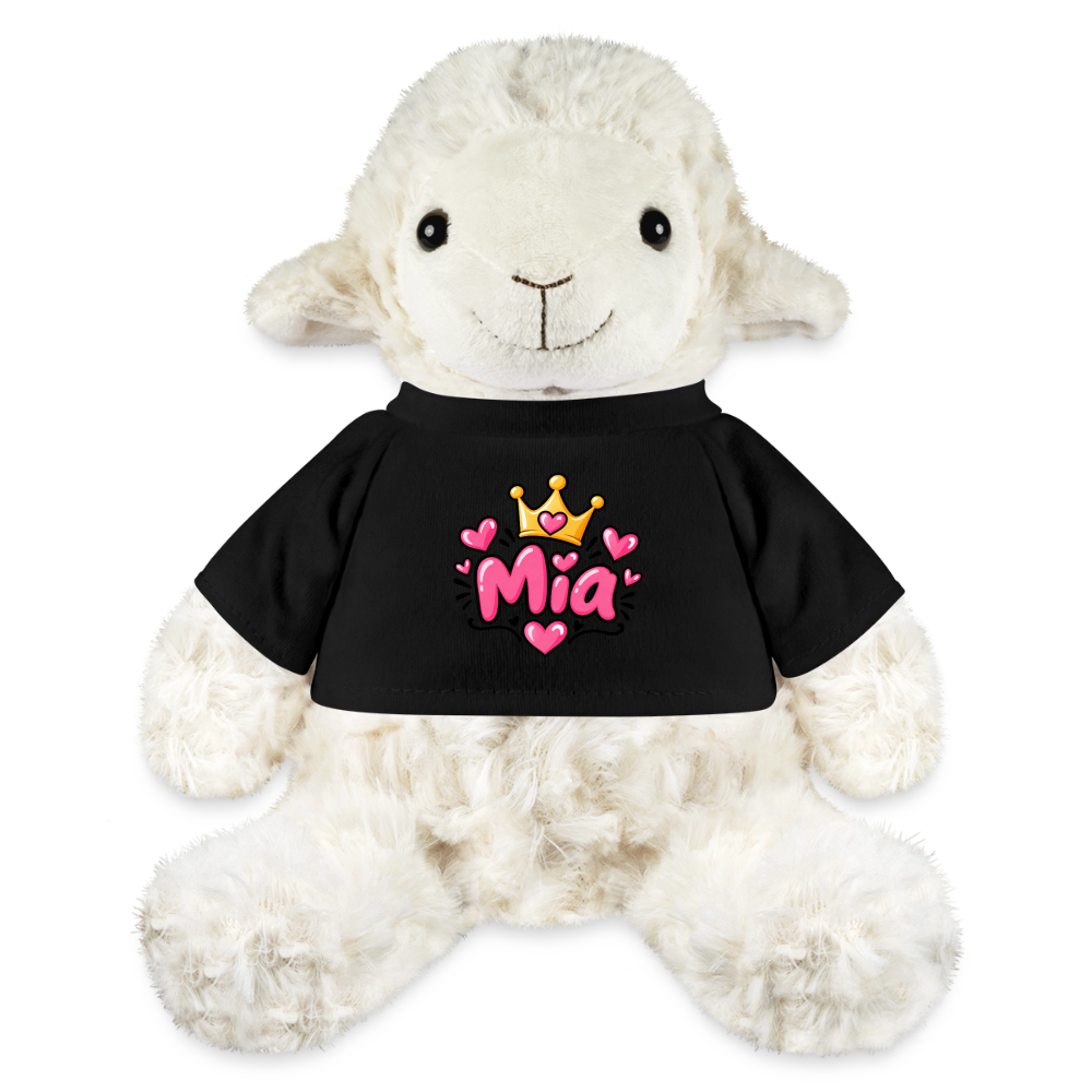 MiniFeet® Schaf Annika MIA – Personalisierbar mit Namen & Design - Schwarz
