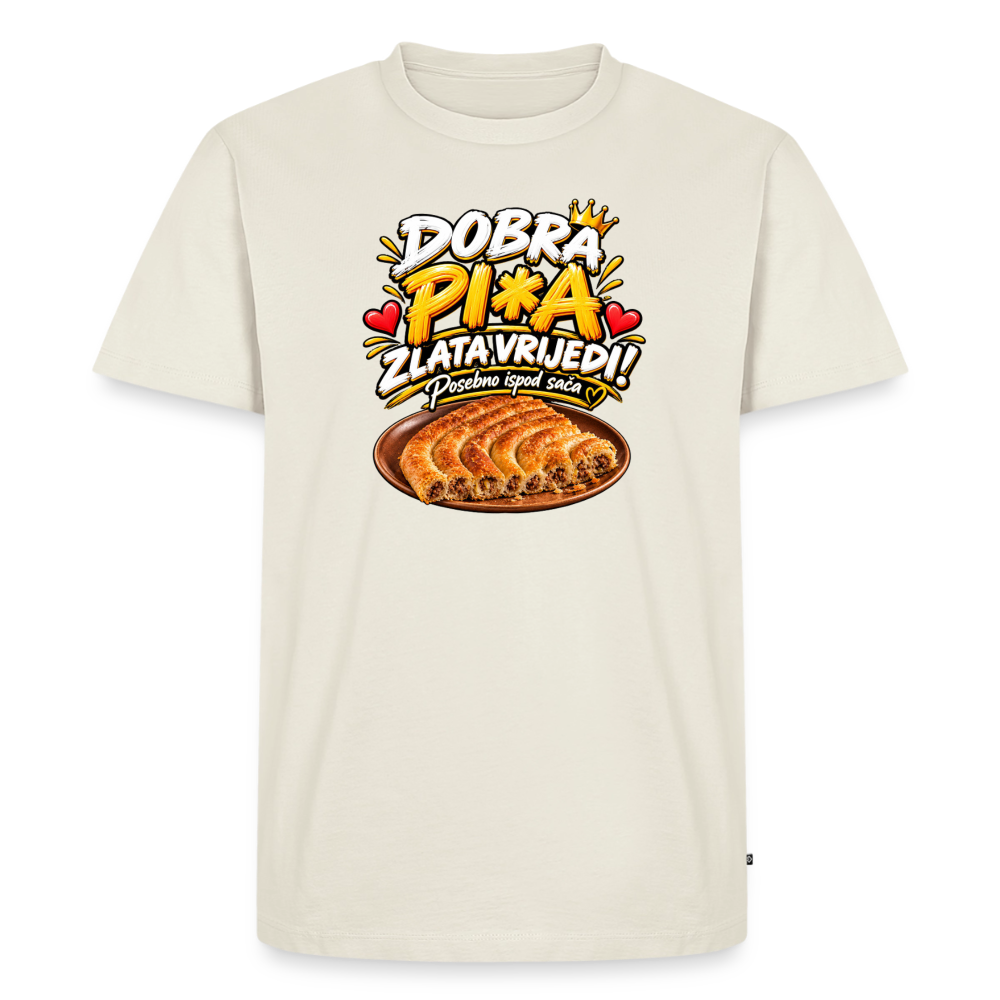Männer Premium T-Shirt - Naturweiß