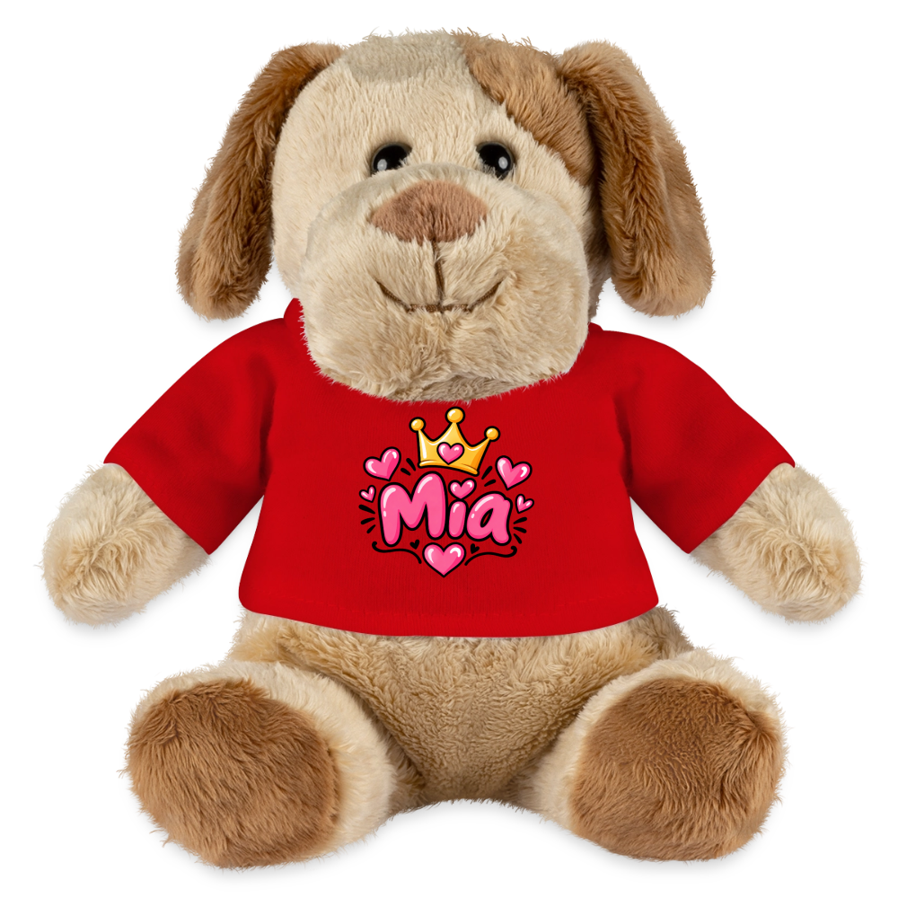 MiniFeet® Hund Helge – Personalisierbar mit Namen & Design - Rot