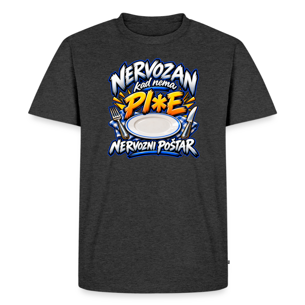 Männer Premium T-Shirt - Anthrazit meliert
