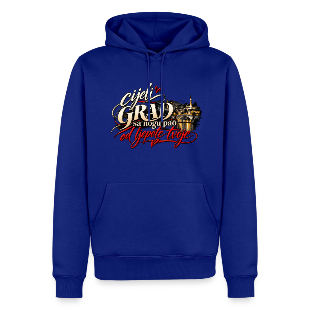 Männer Premium Hoodie - cijeli grad sa nogu pao od ljepote tvoje - Royalblau