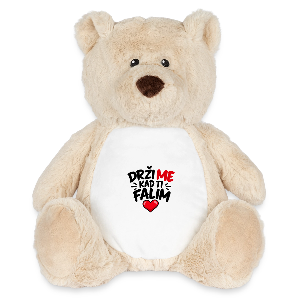 Plüschtier Teddy 32 cm - Weiß/Mittelbraun