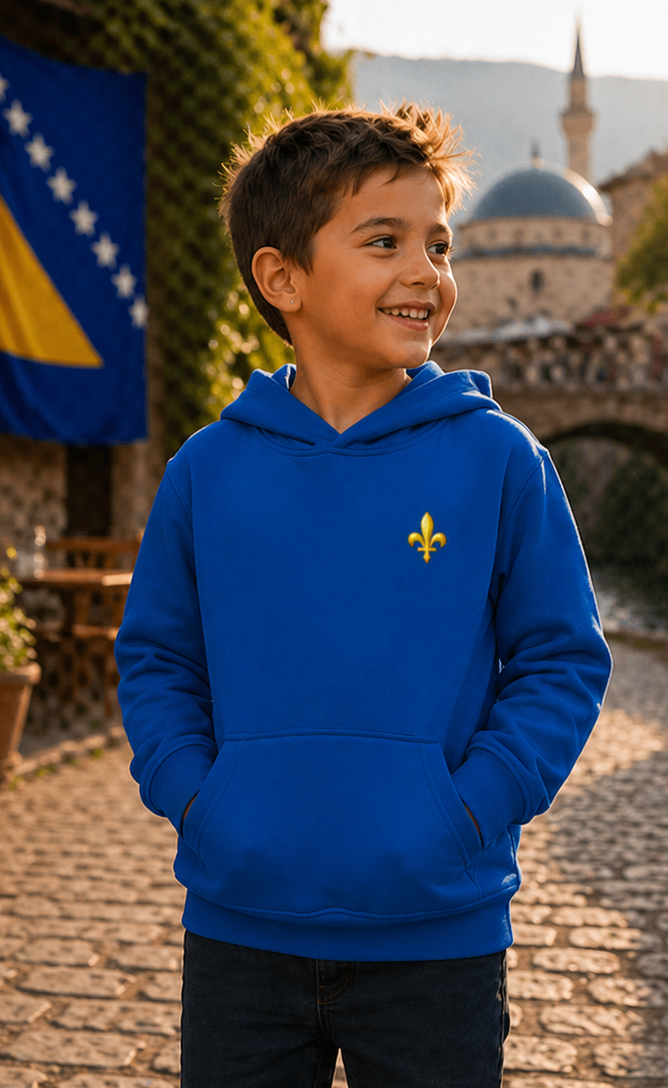 Kids Basic Hoodie - Bosnien | Ljiljan