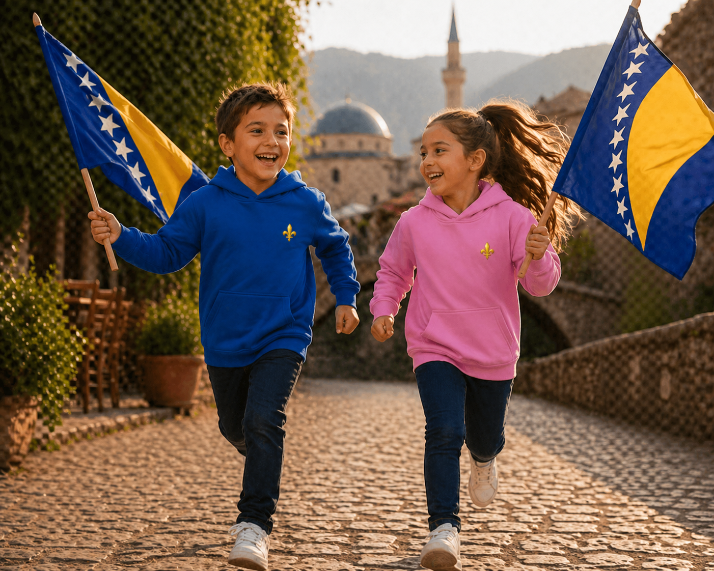 Kids Basic Hoodie - Bosnia | Lily