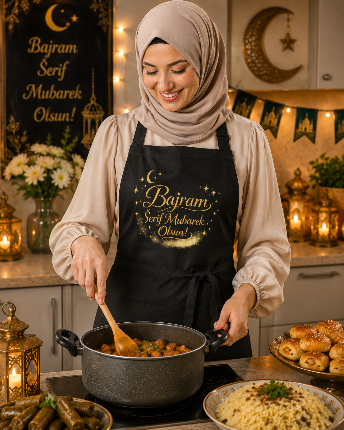 🇧🇦 Grillschürze Eid - Bajram Serif Mubarek Olsun