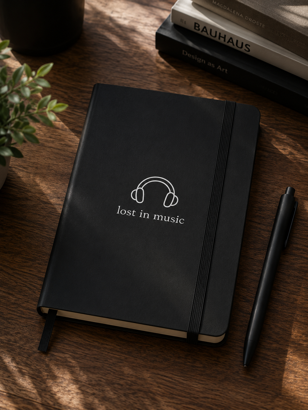 Notizbuch Lost in Music