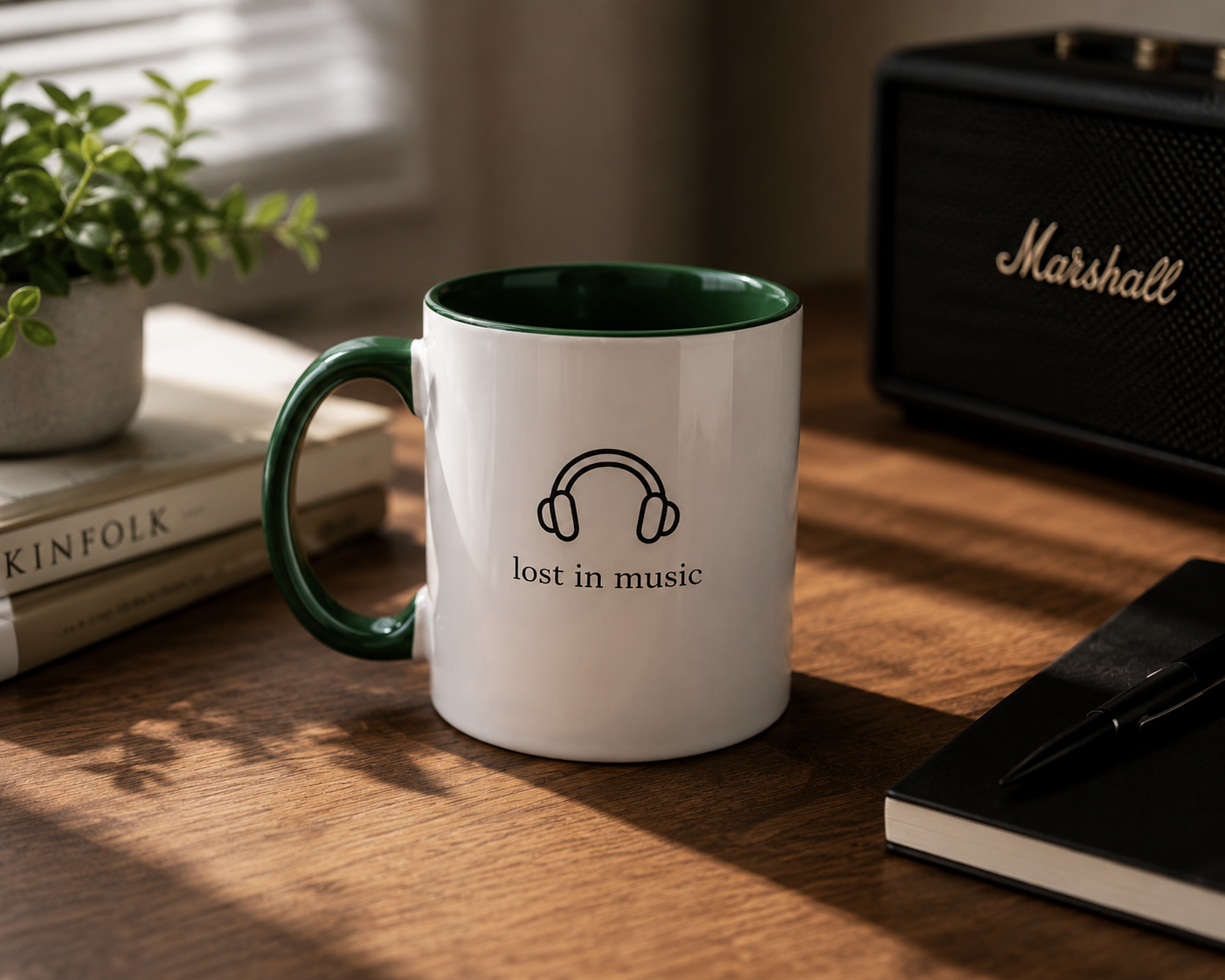 Tasse zweifarbig Lost in Music