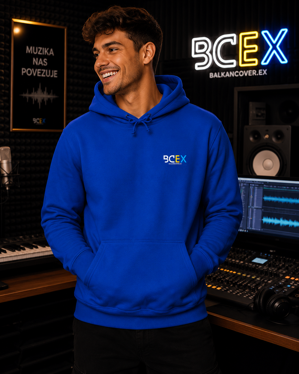 Herren Hoodie BCEX | Links Brust
