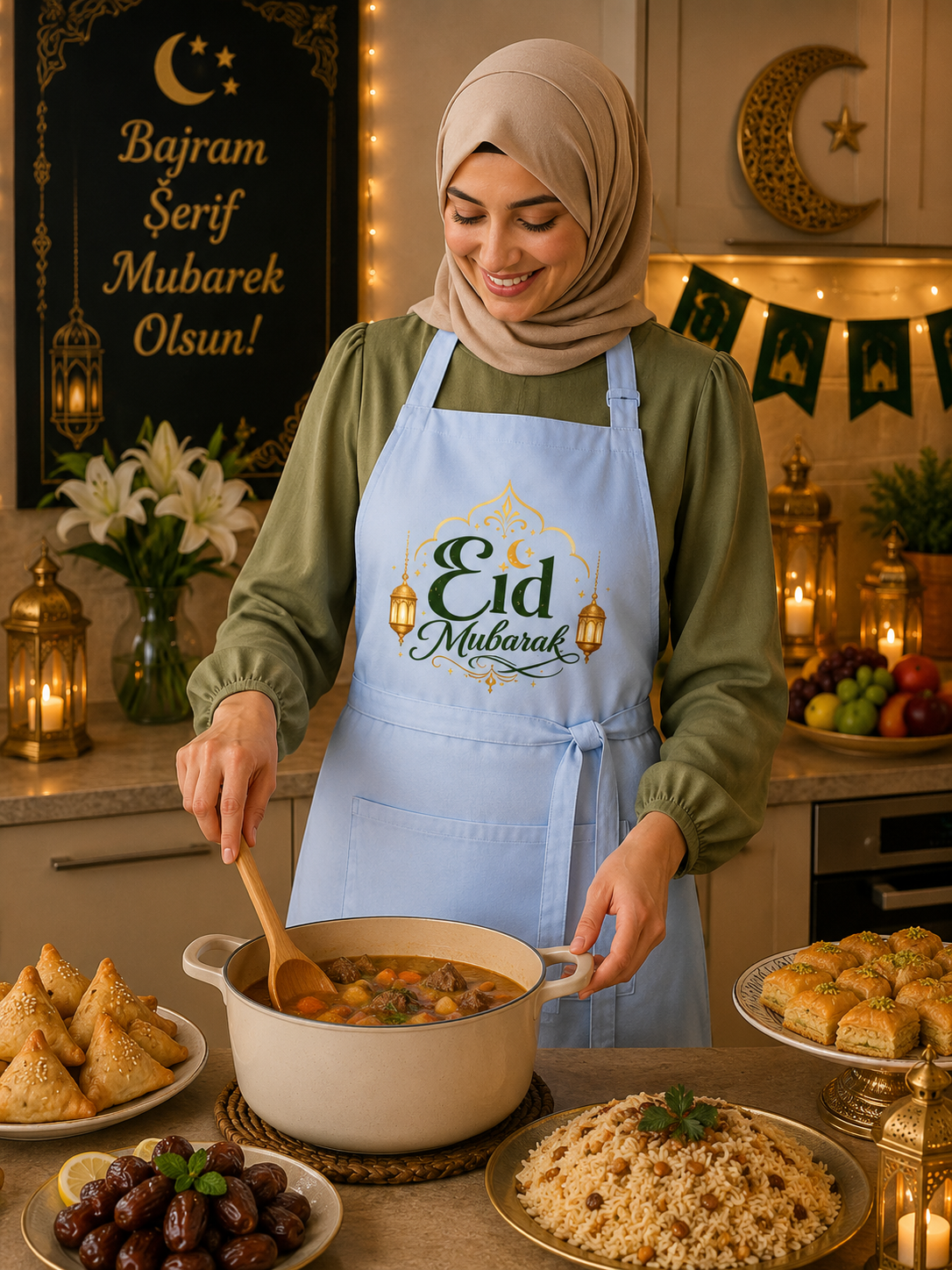 Grillschürze Eid - Eid Mubarak