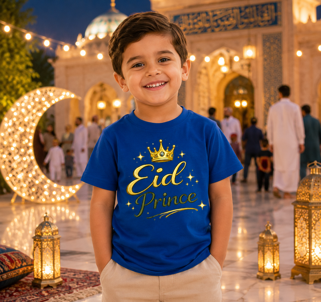 Eid Prince – Kinder Basic T-Shirt | Eid Shirt