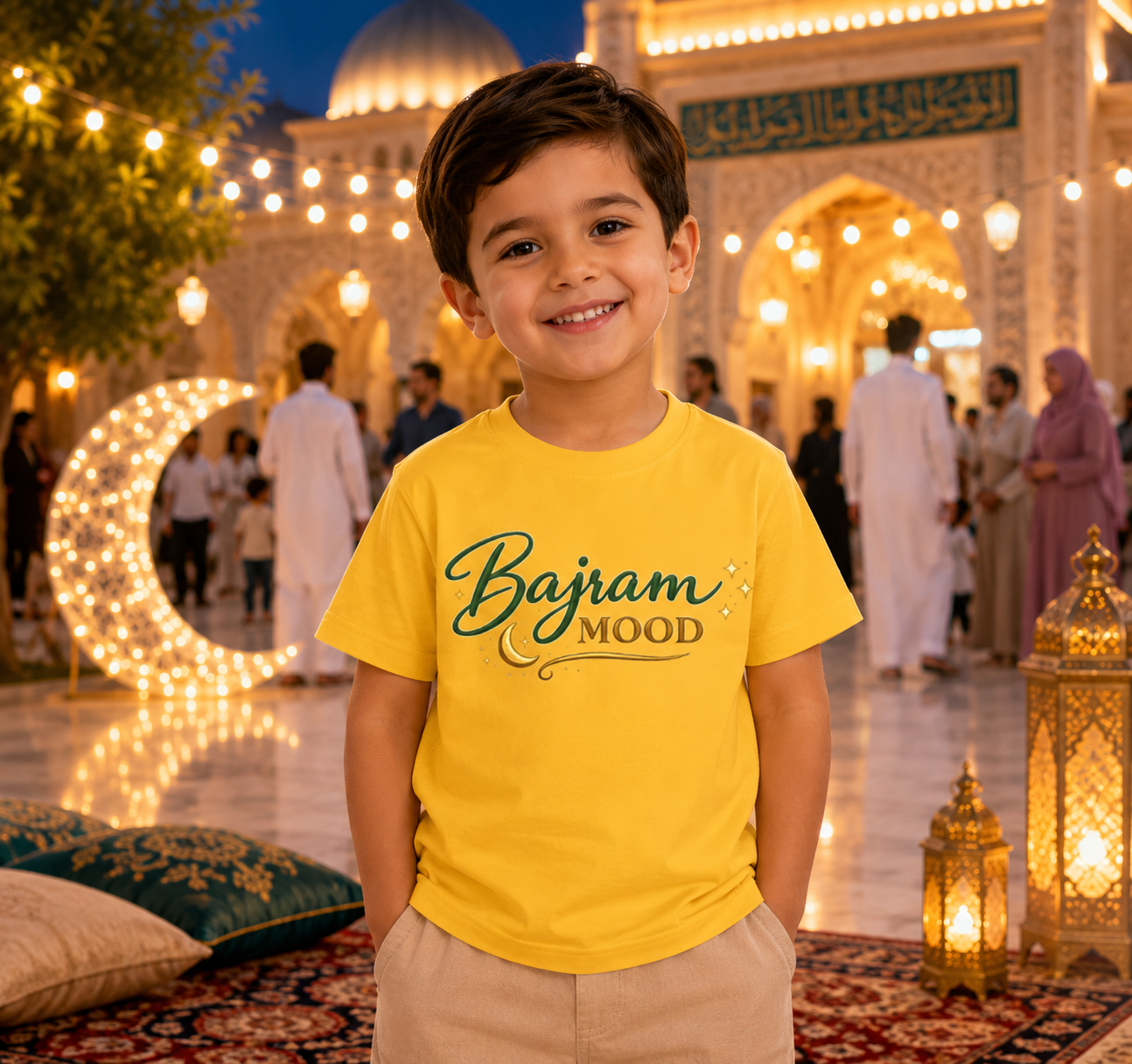 Bajram Mood – Kinder Basic T-Shirt | Eid Shirt