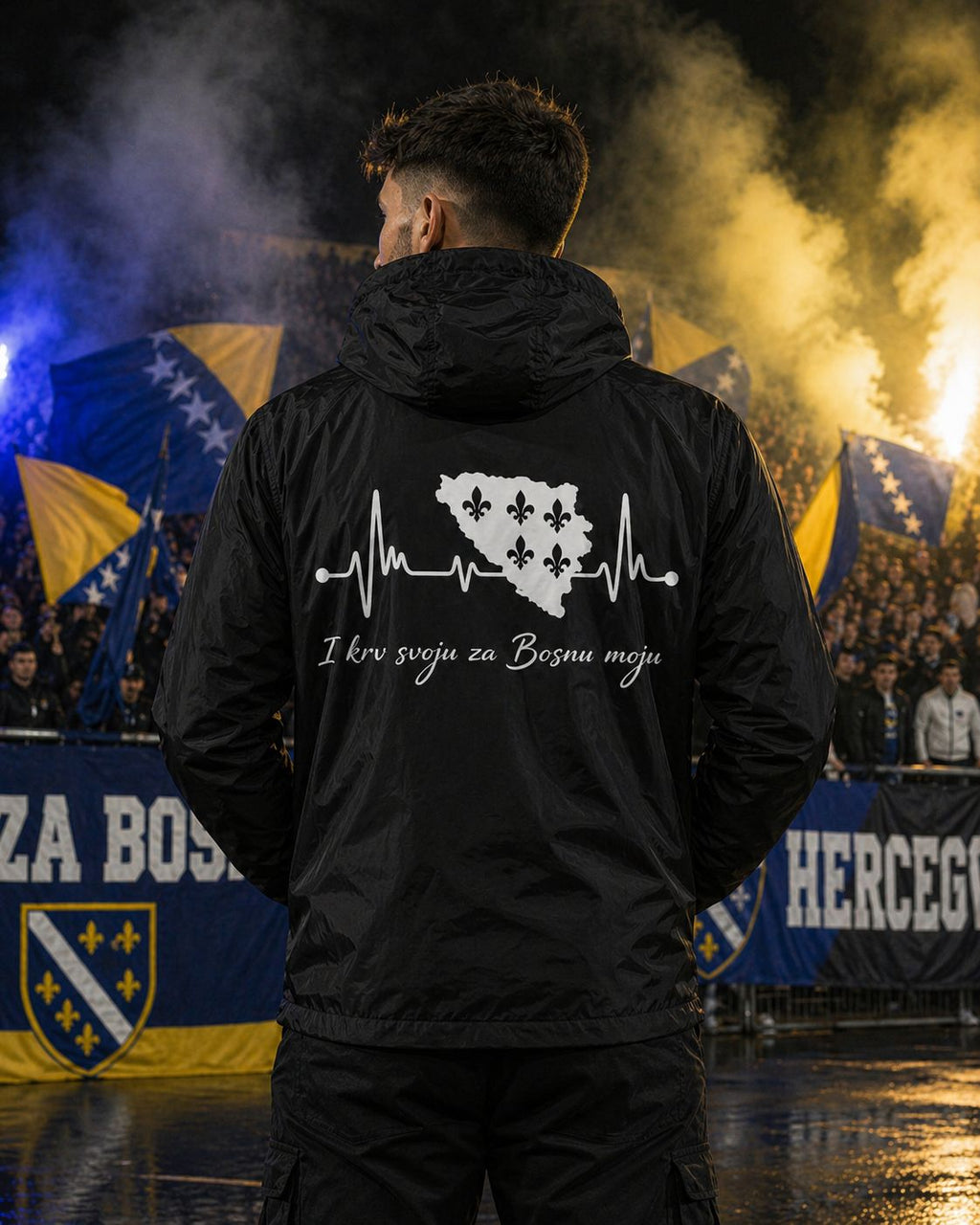 Windbreaker – Bosnia | Design 02/10 | Double-Sided Print