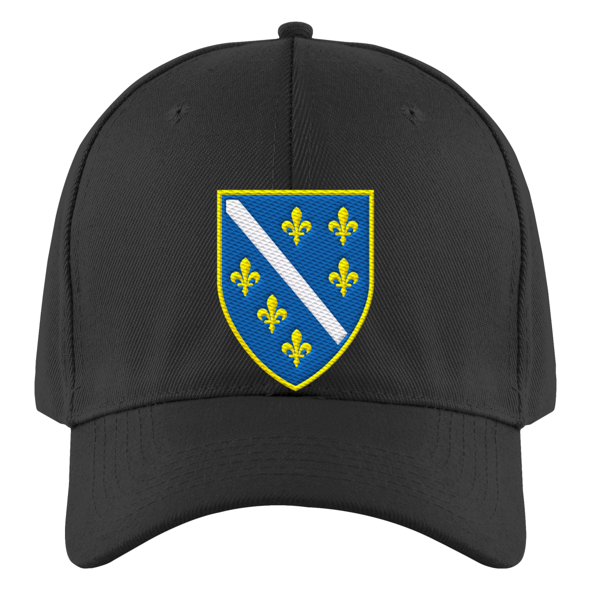 Bosnisches Wappen – Heimatliebe mit Stolz | Premium Stickerei - Authentic Baseball Cap