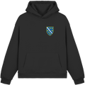Bosnisches Wappen – Heimatliebe mit Stolz | Premium Stickerei - Fluffy Boxcut Hoodie