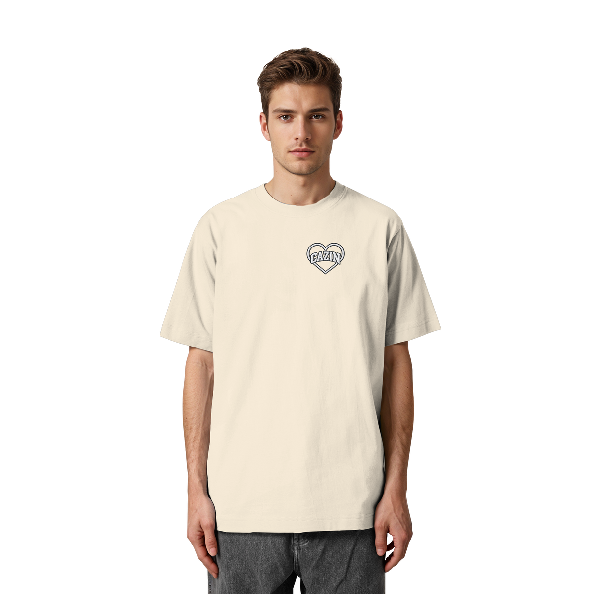 CAZIN IM HERZEN - Heavy Oversized Organic Shirt