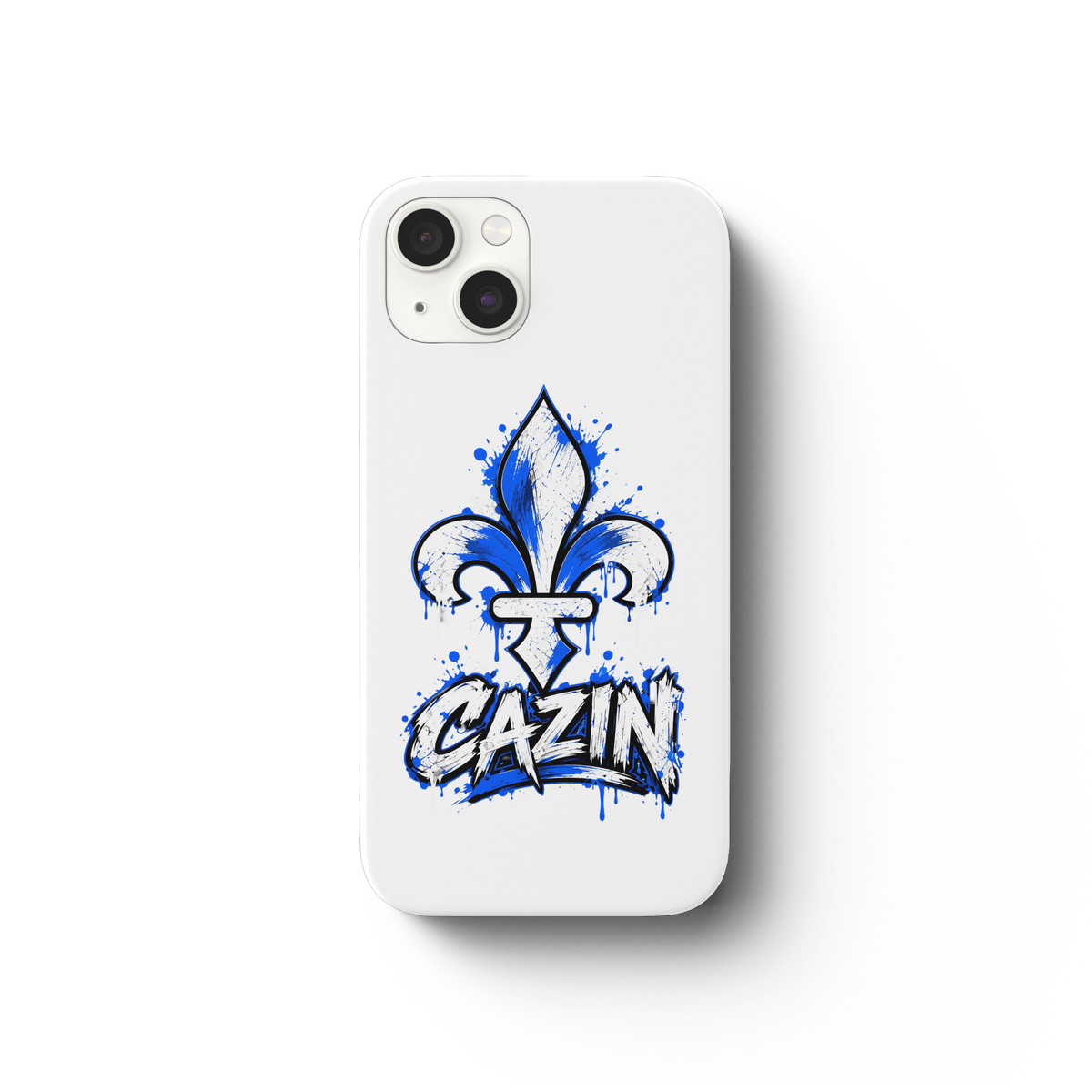 CAZIN Handyhülle – Bosnische Lilie im Graffiti-Design | Balkan Style - iPhone 13 Handyhülle