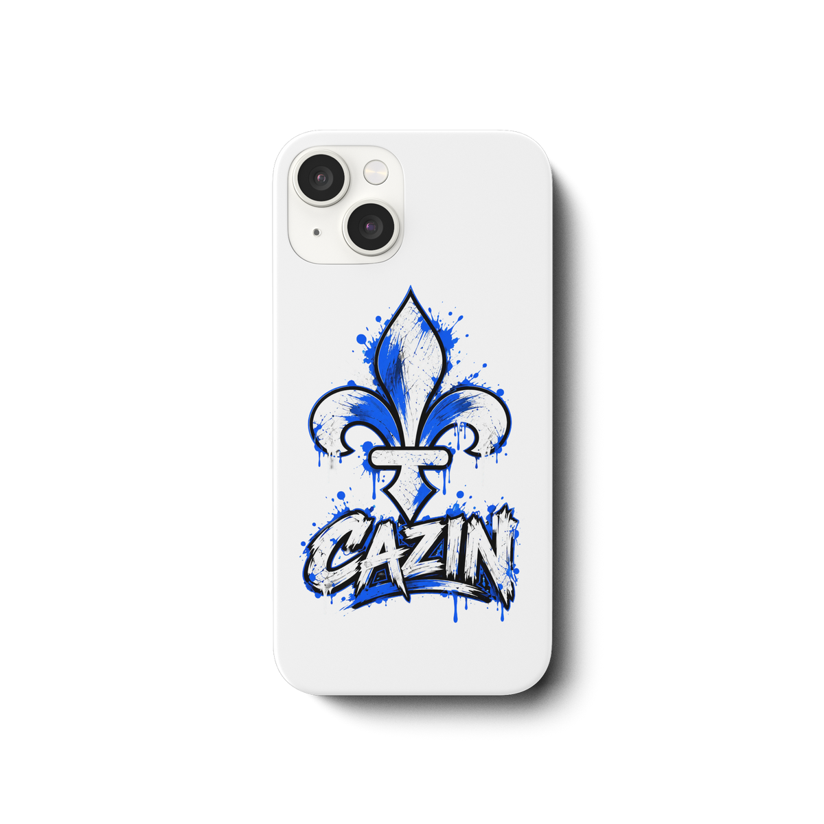 CAZIN Handyhülle – Bosnische Lilie im Graffiti-Design | Balkan Style - iPhone 14 Handyhülle