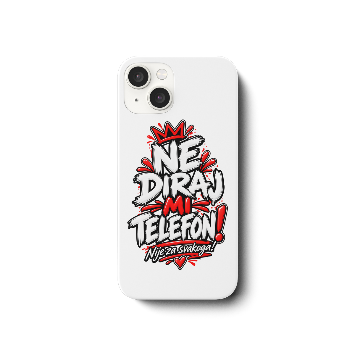 Handyhülle „NE DIRAJ MI TELEFON!“ – Lustige Balkan Smartphone-Hülle - iPhone 14 Handyhülle