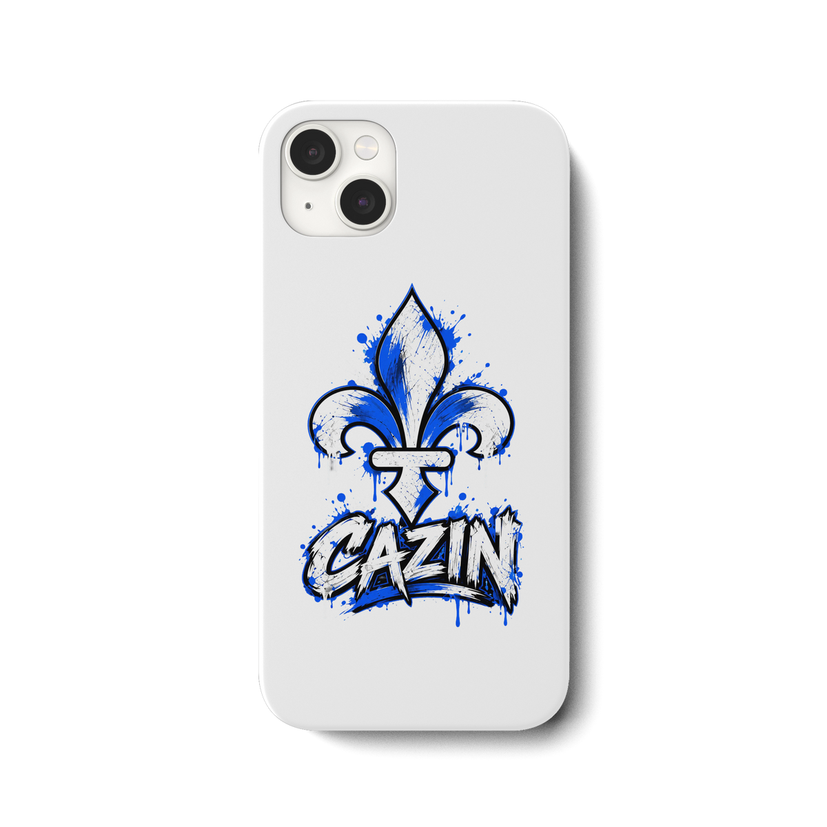 CAZIN Handyhülle – Bosnische Lilie im Graffiti-Design | Balkan Style - iPhone 14 Plus Handyhülle