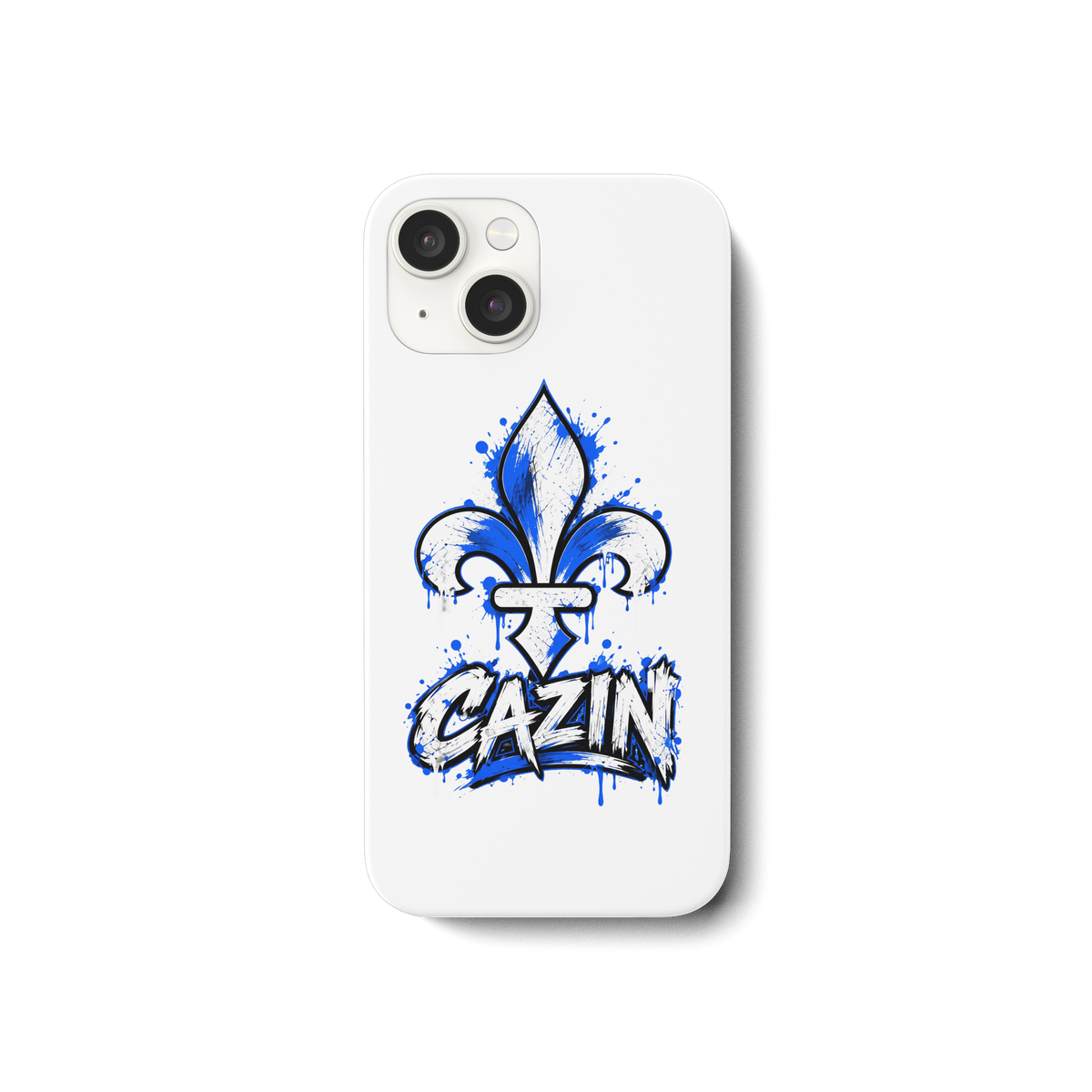 CAZIN Handyhülle – Bosnische Lilie im Graffiti-Design | Balkan Style - iPhone 15 Handyhülle