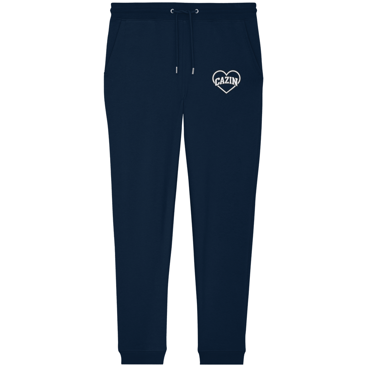 CAZIN Premium Bio Jogginghose mit Herz-Stickerei | Unisex