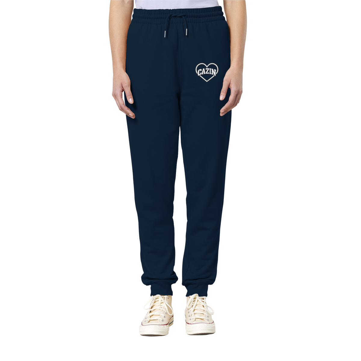 CAZIN Premium organske jogger hlače sa vezom srca | Unisex